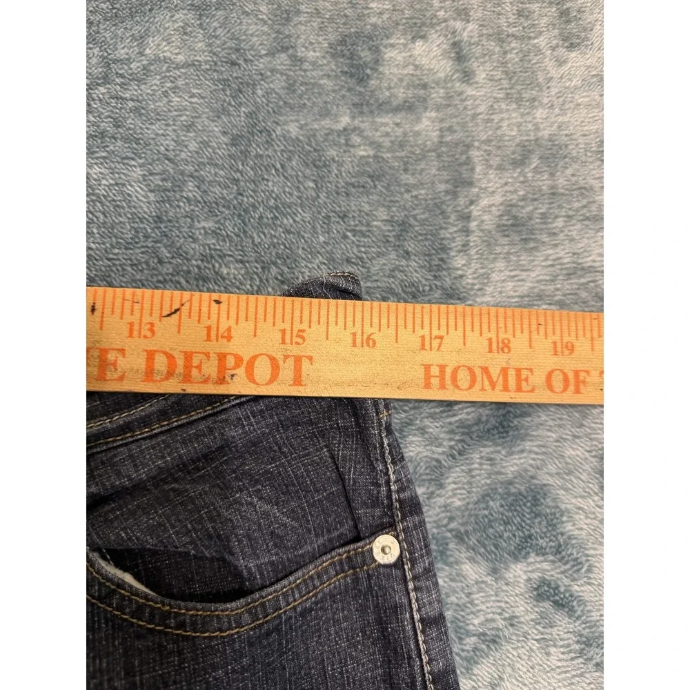 Diesel Jeans 34 Men Dark Blue Wash Regular Straight Raw Hem Italy